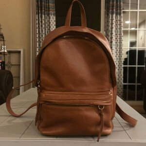Madewell The Lorimer Backpack - English Saddle Brown